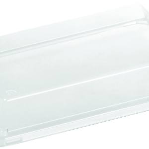 TAPA  TRANSP. PLA BANDEJA SUSHI   216x136 mm