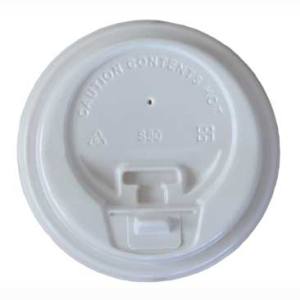 TAPA BLANCA CON AGUJ. VASO CARTON  12-16 oz