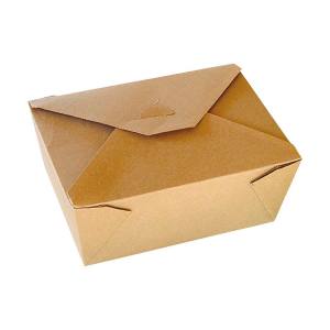 BOX-TO-GO PEQUEÑA 11 x  9 x 6 cms KRAFT 650 ml