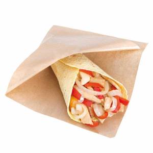 BOLSA PAPEL KRAFT ABIERTA 2 LADOS 12,2 x  12 cms