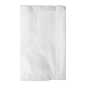 BOLSA PAPEL ANTIGRASA  BLANCA 14 + 6 x 25 cm