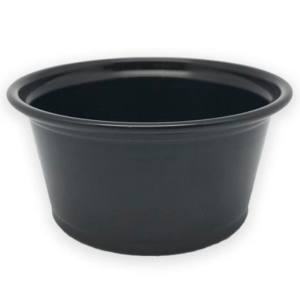 TARRINA SALSERO PP NEGRA 2 oz - 60ml