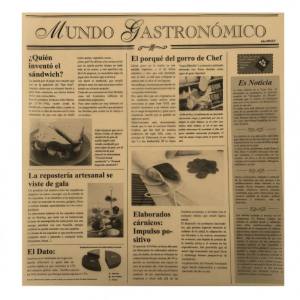 PAPEL KRAFT PARAFINADO PERIODICO 290x300 mm