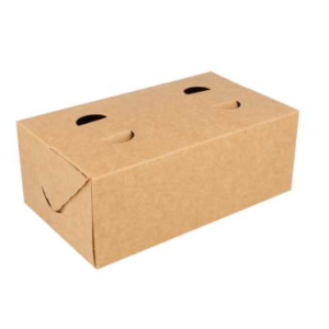 CAJA COMIDA PARA LLEVAR  1 LITRO 300GM/M2  11x18x7 CM