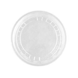 TAPA PLANA CERRADA PARA ENVASE REDONDO PET POSTRE DIAM 98 mm