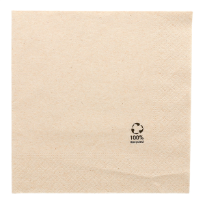 SERVILLETA 33x33 cm 2C  ECO TISSUE RECICLAD0