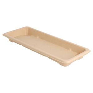 CAJA SUSHI BIONIC 22 X 9 X 2 CM NATURAL BAGAZO