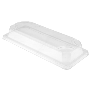 TAPA TRANSPARENTE OPS  PARA CAJA SUSHI BIONIC  22 x 9 x 2 cms