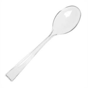 CUCHARA MINI COCKTAIL RIGIDA TRANSPARENTE 100 mm