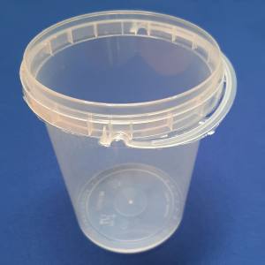 TARRINA INVIOLABLE + TAPA PP REDONDA CON ASA TRANSPARENTE 1.000 cc