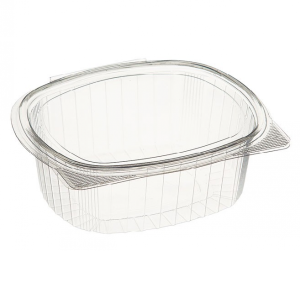 TARRINA PP RECTANGULAR TAPA BISAGRA 500 ML