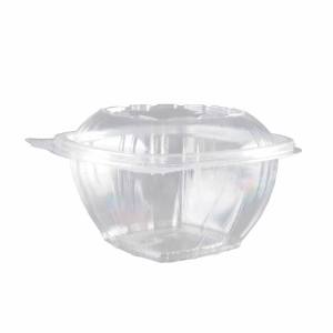 ENSALADERA PET REDONDA TAPA BISAGRA 250 ml