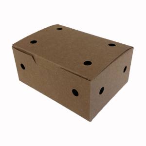 CAJA TAKE AWAY PEQUEÑA KRAFT 375 ml  (11 x 7 x 4 cms)