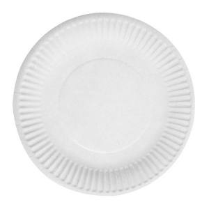 PLATO CARTON BLANCO 18 cms
