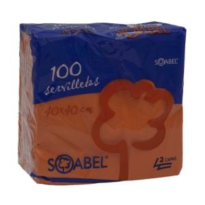 SERVILLETA 2C 40X40 CENEFA NARANJA