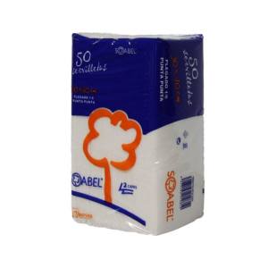 SERVILLETA  BLANCA PP 30X40 PLEGADO 1/6