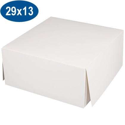 CAJA PASTELERIA BLANCA 18 x 18 x 13 cm