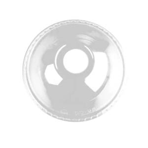 TAPA CUPULA PET 78 mm PARA VASO 10 oz   7921_1 CON AGUJERO